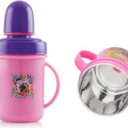 Hippo Baby Sipper, Milk Bottle for Toddler 350 ml, with Steel Inner Pack of 1-41