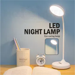 Rechargeable Table Lamp With White / Warm White Light Touch Dimmable Brightness 5 hrs Flood Lamp Emergency Light-23