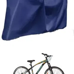 Cycle Cover Plain Blue For Leader 700C 21 Speed DD FS MS Bicycle Cover Free Size-32