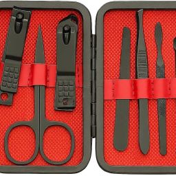 7-in-1 Manicure Pedicure Set for Men & Women – Stainless Steel-image-62