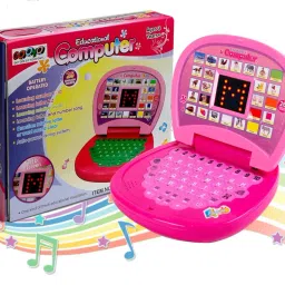 Battery Operated Educational Learning Laptop toy With Led Display & Music Effect-18