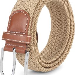 Men & Women Casual, Evening, Party Beige Canvas Belt-image-78