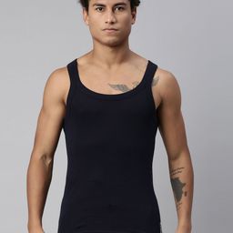 levi's Sports Vest with Side Branding Smartskin Technology Style#015 (Navy) Men Vest-picture-23