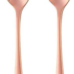 Y136-ROSE GOLD-Set Of 2 Stainless Steel Table Spoon Set-image-9