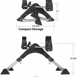 sevenspace Digital Portable Pedal Exerciser Cycle Home Fitness Mini Pedal Exerciser Cycle Mini Pedal Exerciser Cycle image 3