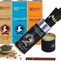 Herbal Cigarette Tobacco & Nicotine Free Regular, Clove, Mint, Frutta(20 Sticks) Smoking Cessations-image-95