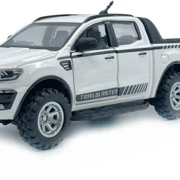 Trailblaster Scale Model of Ford Ranger Car Pull Back Vehicle, Multicolour-12