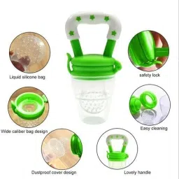 joyfills Soft Silicone Baby Feeder, Food & Fruit Feeder for 3 to 12 Months. Soother image 5