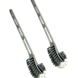 Multicolour Polypropylene Double Hockey Toiletbrush with Holder (Set of 2) by Regalo-picture-40