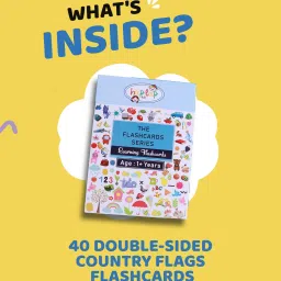 haplapkit World Flags with Their Country Name Currency and Landmark Communication Skills image 2