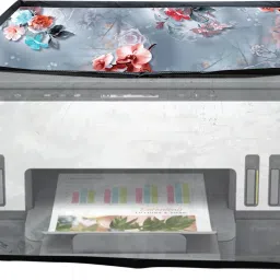 JMT Printer Cover For HP Smart Tank 720 All in One Printer (Grey Floral Print) Printer Cover-6