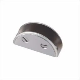 D Bracket for Glass D Bracket/D Clamp 12 Mm Silver Matte Finish Pack of 4 Length-12 Mm Shelf Bracket-16