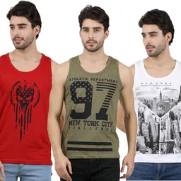 jugular Pack of 3 Men Vest-picture-21