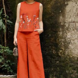 Top Palazzos Co-ords Set-image-91