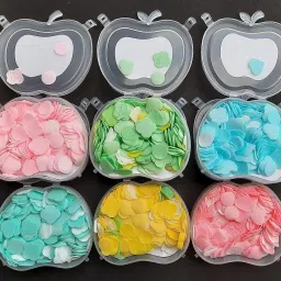 trendylife store Design Apple Shape Bottle Paper Soap Random image 3