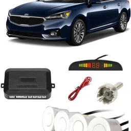 PKNA0227 White Car Reverse Parking Sensor with LED Display 4 Sensor PKNA0227 Parking Sensor-16