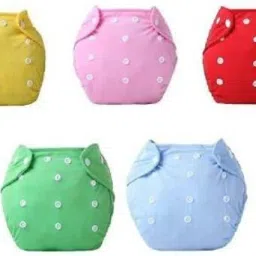 Adjustable Cotton Pocket Diapers & Reusable Baby Washable Cloth Diaper Nappies-27