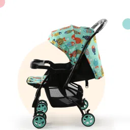 luvlap Sunny Stroller/Pram with Reversible handlebar, 5 point harness Stroller image 2