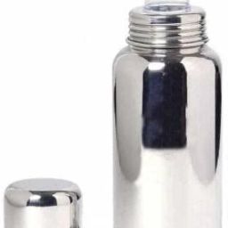 Baby Feeding Stainless Steel bottle with Silicone Nipple- Stainless steel-40