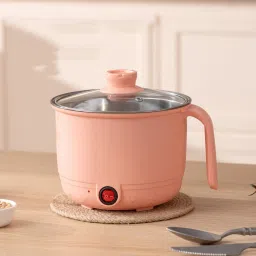 Multfunctional Electric Kettle 1.5 Litter Steel Electric Pot Noodles Oats Pasta Rice Cooker, Travel Cooker, Food Steamer, Egg Cooker, Egg Boiler-image-72