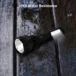cinefx Rechargeable 3 Mode Long Range Upto 1KM Battery Backup 8 hrs Torch Emergency Light image 3