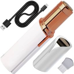QGS B 2in1 Women Rechargeable Waterproof Full Body Hair Remover Foil Shaver Painless Cordless Epilator-image-39