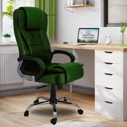 Dragon Premium Leather Boss office chair with 2 Yrs parts repl. Wty Leatherette Office Executive Chair-21
