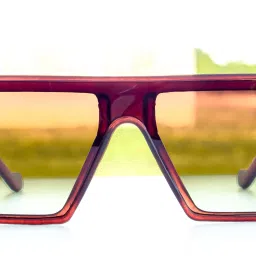 jiebo UV Protection Rectangular Sunglasses (Free Size) image 3