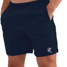 Solid Men Blue Gym Shorts, Running Shorts, Basic Shorts, Cycling Shorts, Sports Shorts, Regular Shorts-image-25