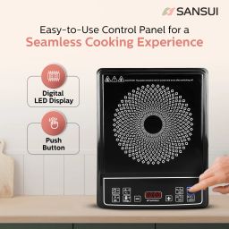 sansui 1600 W Induction Cooktop Push Button image 2