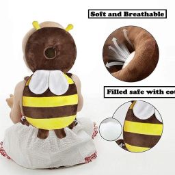 Baby Kids Child Head & Back Safety Protector Pad Cushion Pillow With Straps-12