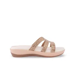 Try Me Embellished Open Toe Wedges image 3