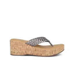 Inc 5 Textured Open Toe  Wedge Heels image 5
