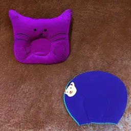 Neck Support Baby Pillow Microfibre Solid Baby Pillow Pack of 2-image-85