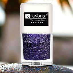 krayons Set Of 3 Glitter Quick-Dry Long-Lasting Nail Paint - 5ml each image 4