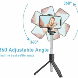 SANNO WORLD R1 bluetooth expendable bluetooth selfie stick Tripod, Monopod image 4