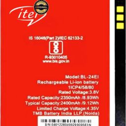 TokTon Mobile Battery ForITEL A44 Pro/A41/A41 Plus/A40/A44/A44 Air/A46/iT 1508/iT 1508 Plus/ BL-24EI-13