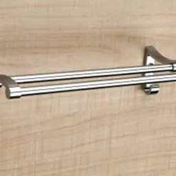 24 INCH Stainless Steel Towel Rack Cum Towel Bar | Bathroom Towel Rod Holder | Wall Mounted Hand Towel Rail for Kitchen and Washroom|Towel Hanger|Towel Stand Silver Towel Holder-image-88