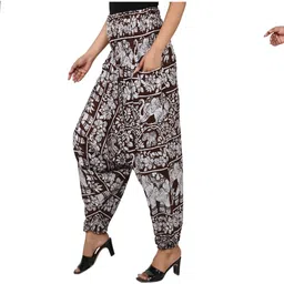 narnari Printed Rayon Women Harem Pants-picture-11