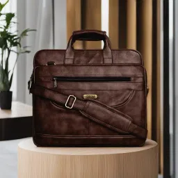 Men Brown Messenger Bag - Extra Spacious-image-22