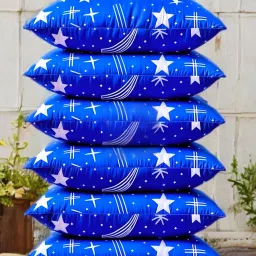 LUXURY Polyester Fibre Solid Sleeping Pillow Pack of 6-image-36
