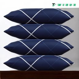 LUXURY Cotton Solid Sleeping Pillow Pack of 4-10