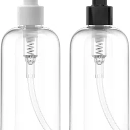 2 PCS Refillable Shampoo and Conditioner Bottles with Pump 10oz (300ml). 300 ml Bottle-22