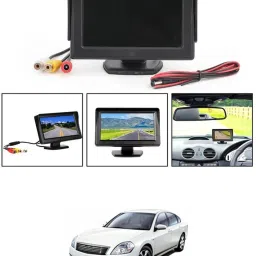 Universal Car Dashboard 4.3Inch TFT Display LCD Monitor Screen-263 Black LCD-image-85