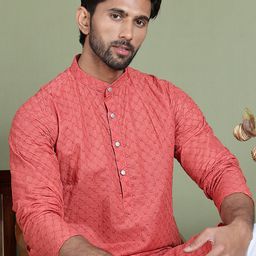 jompers Men Pure Cotton Kurta Pyjama Set-picture-29
