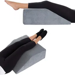Leg Elevation Wedge PU Foam Pillow Relieves Leg Pain Relief Foam Solid Orthopaedic Pillow Pack of 1-20