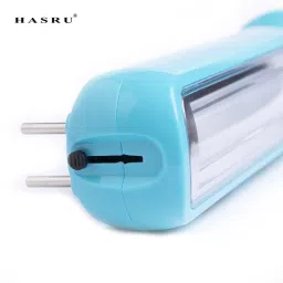 hasru RECHARGEABLE LED TORCH LIGHT SOURCE 10W LASER LED + TUBE 1 hrs Torch Emergency Light image 3