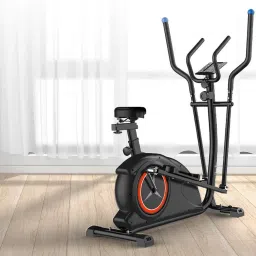 Fitness Adjustable Magnetic Ellipse Trainer with 8 Levels of Resistance Cross Trainer-18