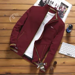 Men Solid Casual Jacket-image-56