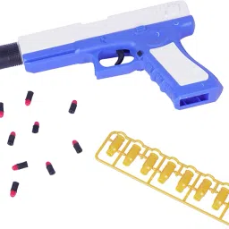 asian Shell Ejecting G-Lock Gun With Bullets-New Guns & Darts image 2